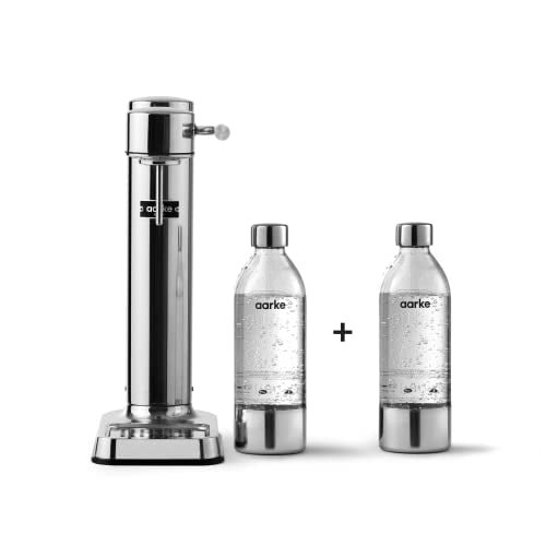 Aarke Carbonator 3 Wassersprudler aus Edelstahl mit 2 x BPA frei